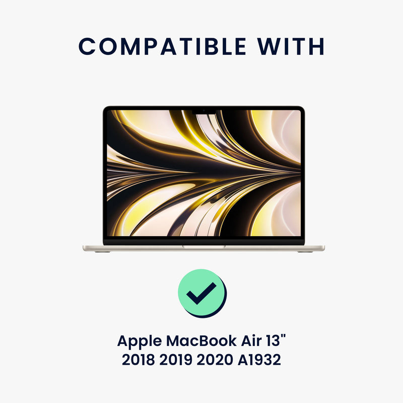 kwmobile Sichtschutzfolie für Apple MacBook Air 13" 2018 2019 2020 A1932 Folie Blickschutzfolie Privacy Screen Laptop Folie Anti Spy Folie Laptop Schutz