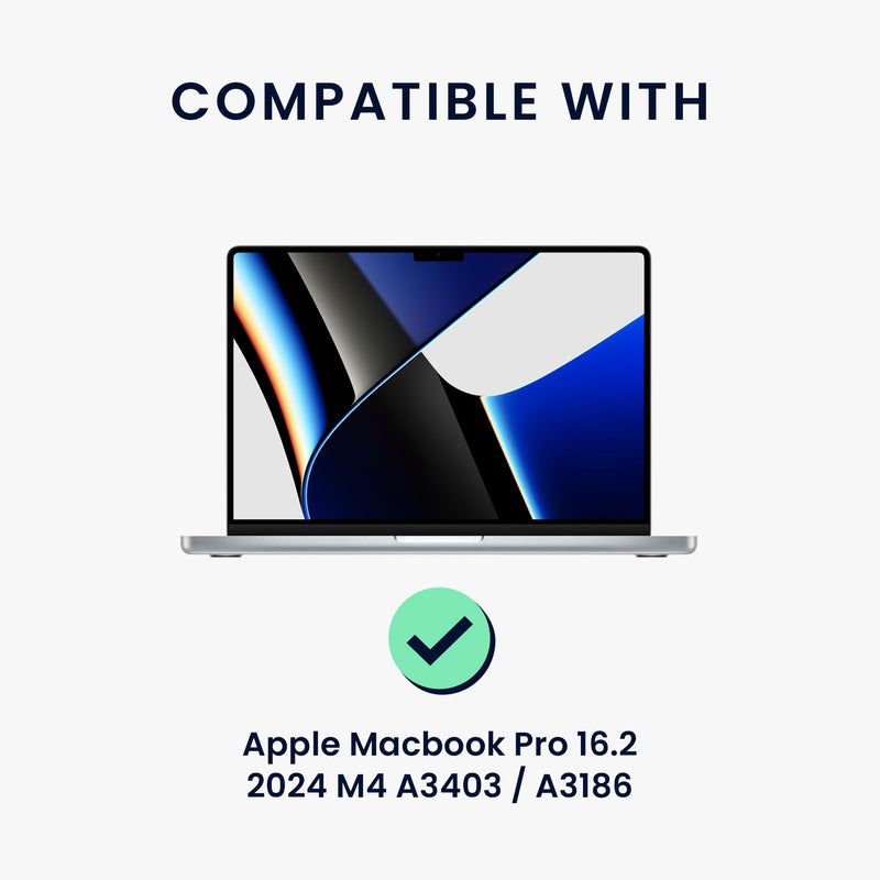 kwmobile Sichtschutzfolie für Apple Macbook Pro 16.2 2024 M4 A3403 / A3186 Folie Blickschutzfolie Privacy Screen Laptop Folie Anti Spy Folie Laptop Schutz