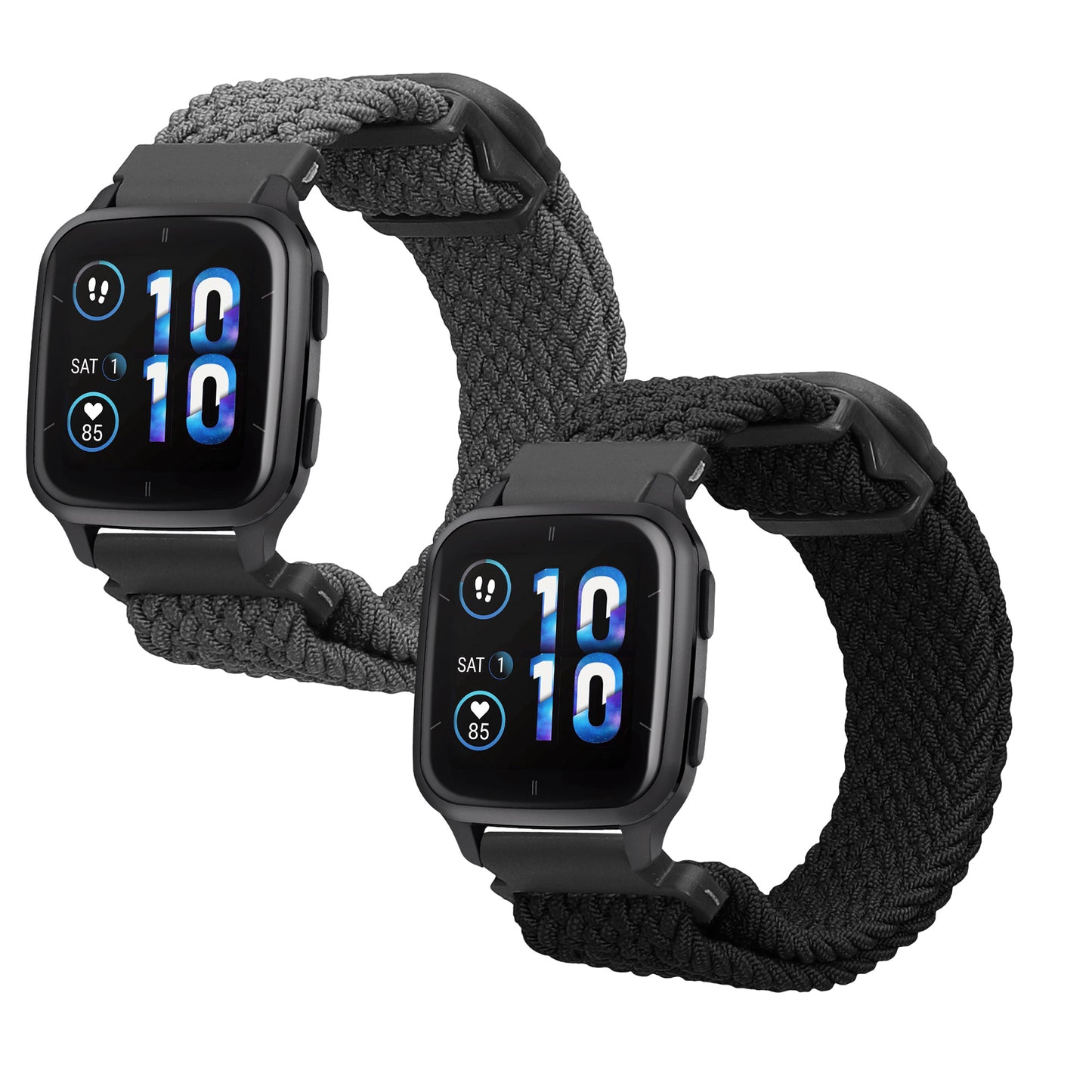 kwmobile Uhrenarmband für Garmin Venu Sq 2 Music / Sq 2 / Vivoactive 6 / Vivoactive 5 Armband Fitnesstracker Band Set Ersatzarmband Smartwatch