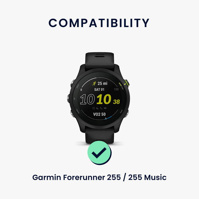 kwmobile Uhrenarmband für Garmin Forerunner 255 / 255 Music / Forerunner 970 / Venu 3 Armband Fitnesstracker Band Set Ersatzarmband Smartwatch