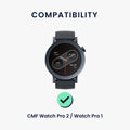 kwmobile Uhrenarmband für CMF Watch Pro 2 / Watch Pro 1 Armband Fitnesstracker Band Set Ersatzarmband Smartwatch