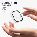 kwmobile Glas Hülle für Huawei Watch Fit 4 Pro Schutzhülle Fullbody Fitnesstracker Case Set