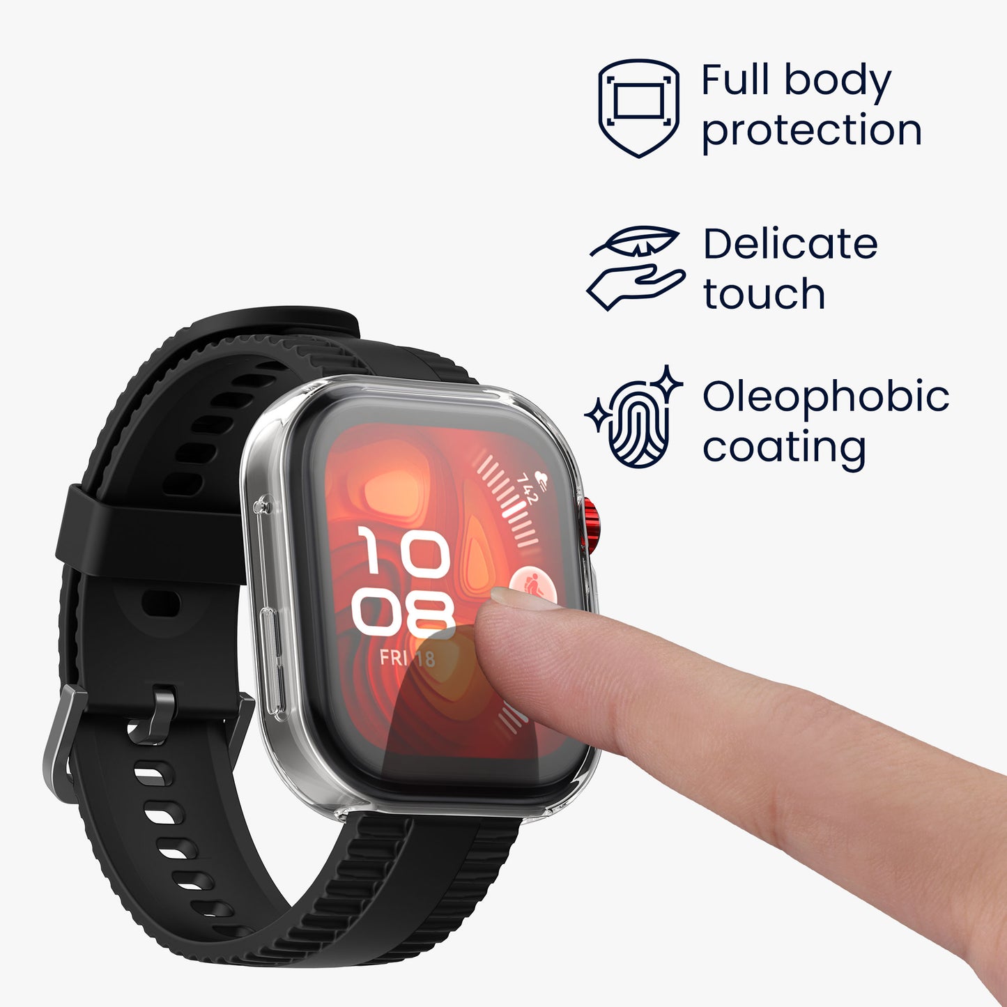 2x Hülle für Huawei Watch Fit 4 Pro