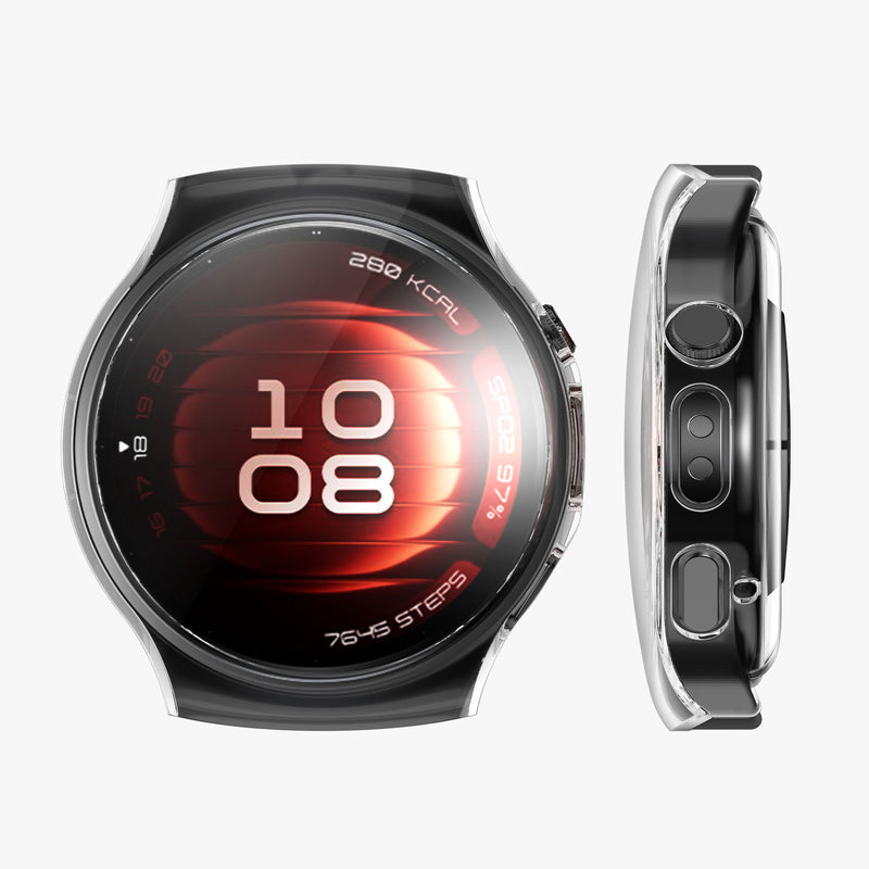 kwmobile Silikon Hülle für Huawei Watch 5 42mm Schutzhülle Fullbody Display Cover Set