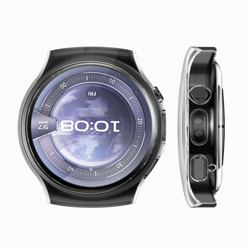 kwmobile Silikon Hülle für Huawei Watch 5 46mm Schutzhülle Fullbody Display Cover Set