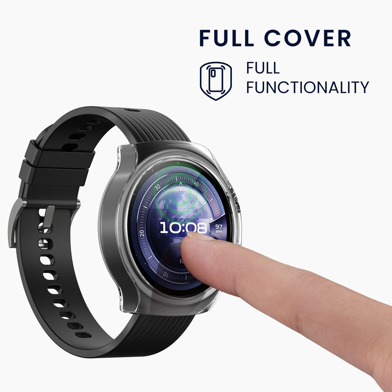 kwmobile Hülle kompatibel mit Huawei Watch 5 46mm Fitnesstracker Case Set ohne Tracker