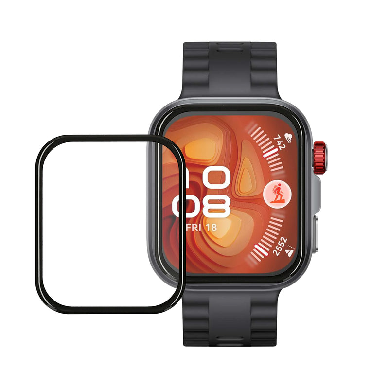 kwmobile 2x Transparente Displayschutzfolie kompatibel mit Huawei Watch Fit 4 Pro Folie - Schutzfolie für Fitness Tracker - robuster Displayschutz Transparent  