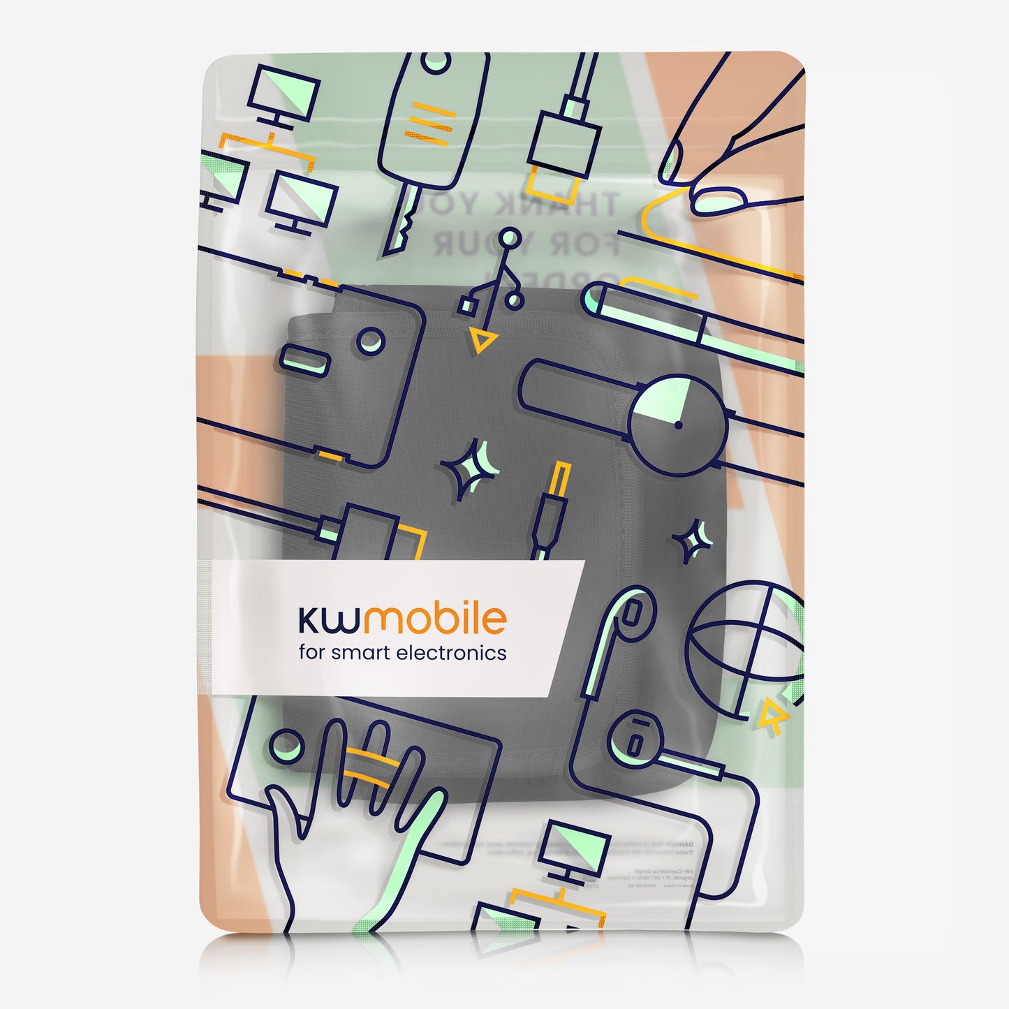 kwmobile Kabeltasche Kabel Organizer Tasche Travel Organizer Kabeltasche Reiseutensilien Tech Bag