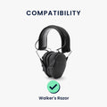 kwmobile Ohr Polster für Walker's Razor Ohrpolster Ersatz Kopfhörer Ersatzteile Kopfhörer Ersatzpolster Over Ear Headphones