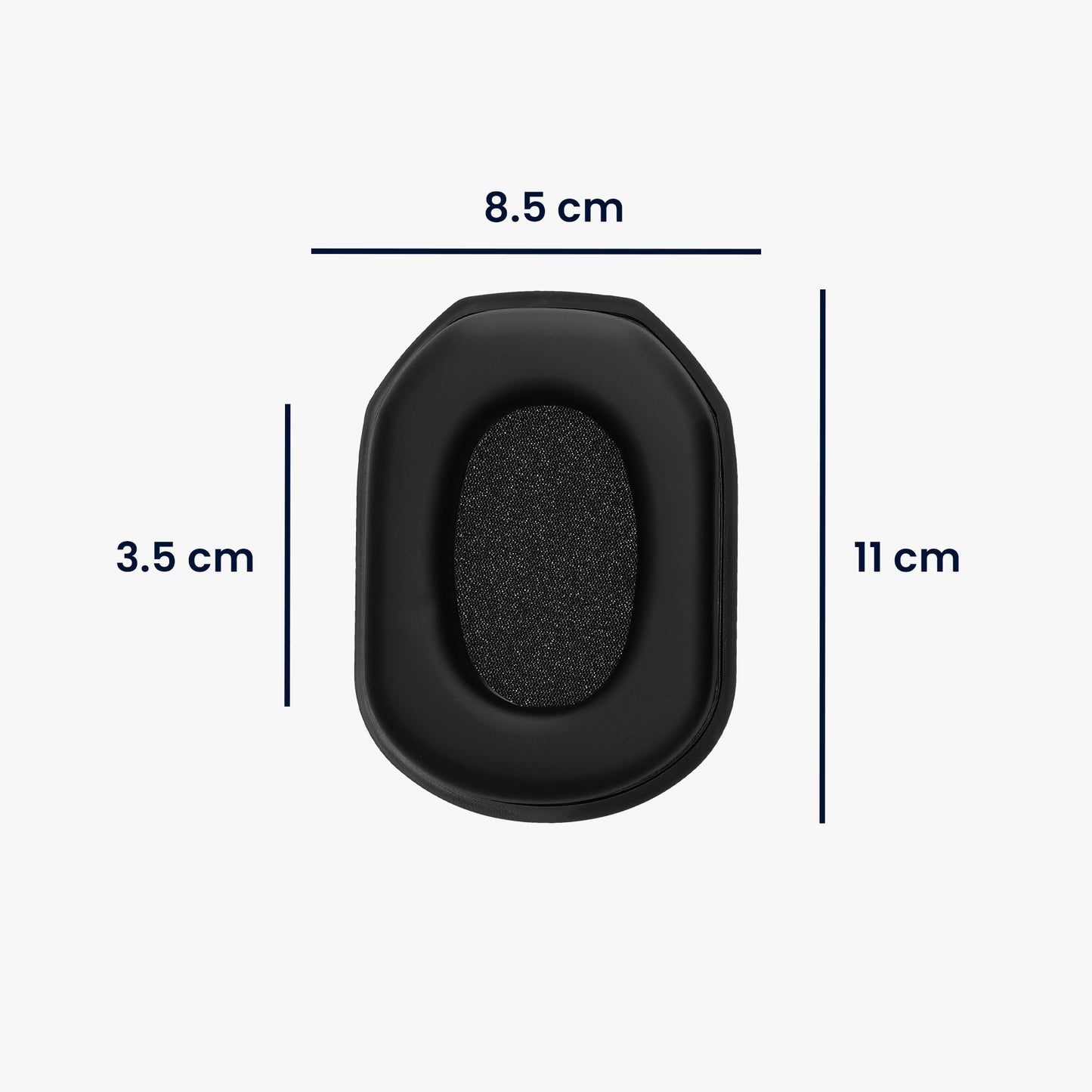 kwmobile Ohr Polster für Walker's Razor Ohrpolster Ersatz Kopfhörer Ersatzteile Kopfhörer Ersatzpolster Over Ear Headphones