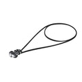 kwmobile Halteband magnetisch kompatibel mit Samsung Galaxy Buds 3 / Soundcore P20i / Wave Beam / Fun Air Pro 4 Headphones - 80 cm Kopfhörer Halter Band Strap in Schwarz Schwarz  
