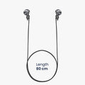 kwmobile Halteband magnetisch kompatibel mit Samsung Galaxy Buds 3 / Soundcore P20i / Wave Beam / Fun Air Pro 4 Headphones - 80 cm Kopfhörer Halter Band Strap