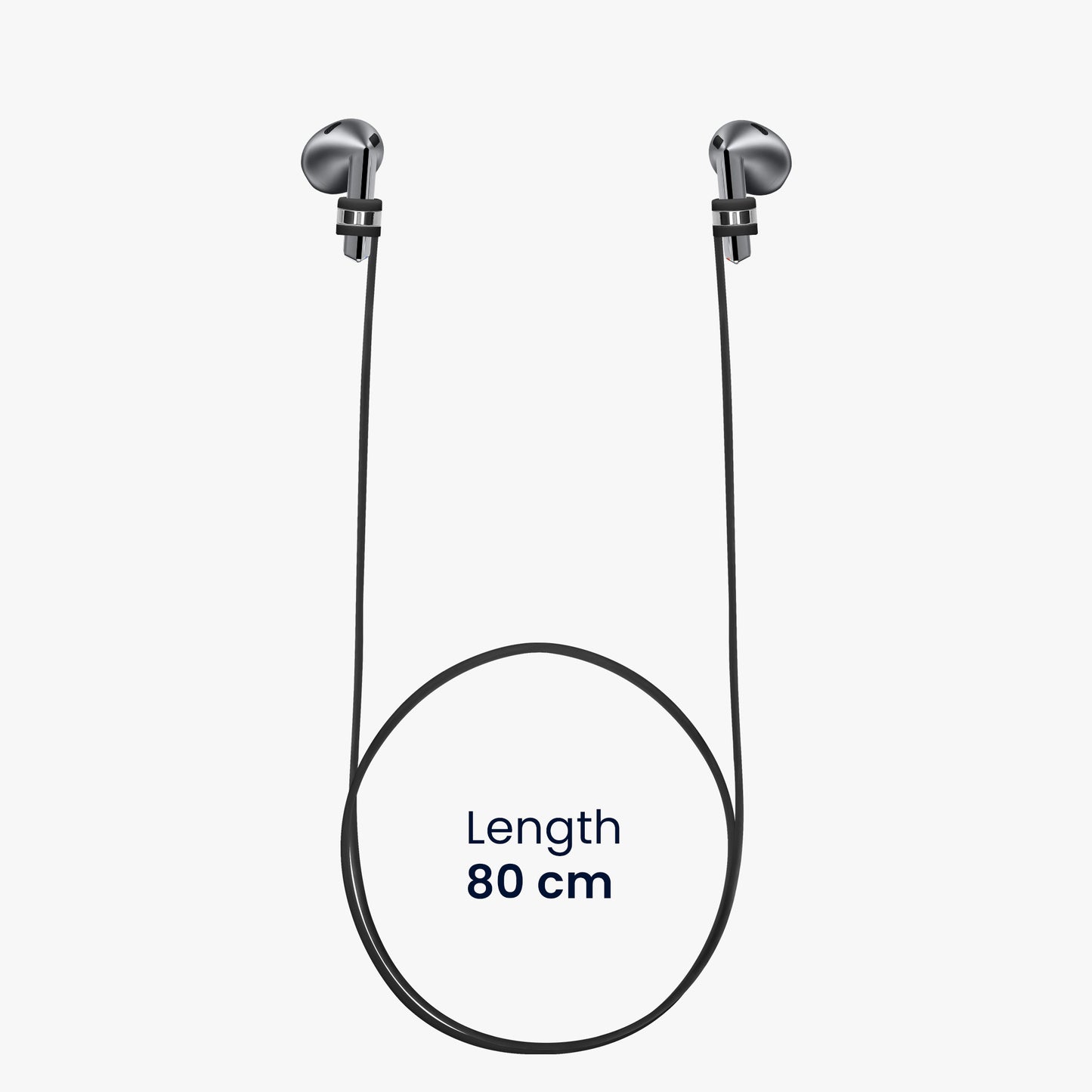 kwmobile Halteband magnetisch kompatibel mit Samsung Galaxy Buds 3 / Soundcore P20i / Wave Beam / Fun Air Pro 4 Headphones - 80 cm Kopfhörer Halter Band Strap