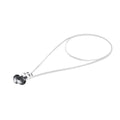 kwmobile Halteband magnetisch kompatibel mit Samsung Galaxy Buds 3 / Soundcore P20i / Wave Beam / Fun Air Pro 4 Headphones - 80 cm Kopfhörer Halter Band Strap in Weiß Weiß  