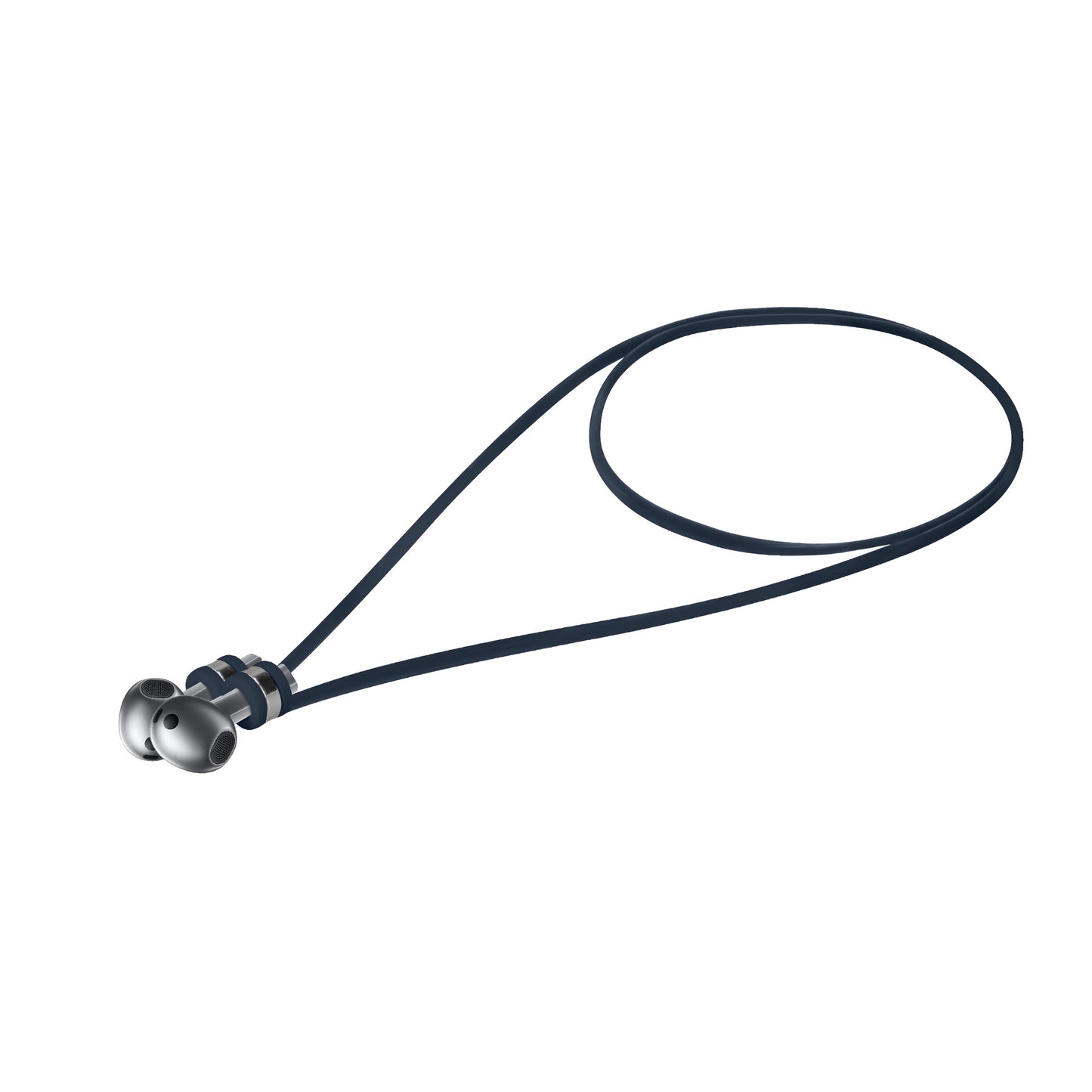 kwmobile Halteband magnetisch kompatibel mit Samsung Galaxy Buds 3 / Soundcore P20i / Wave Beam / Fun Air Pro 4 Headphones - 80 cm Kopfhörer Halter Band Strap in Blau Blau  