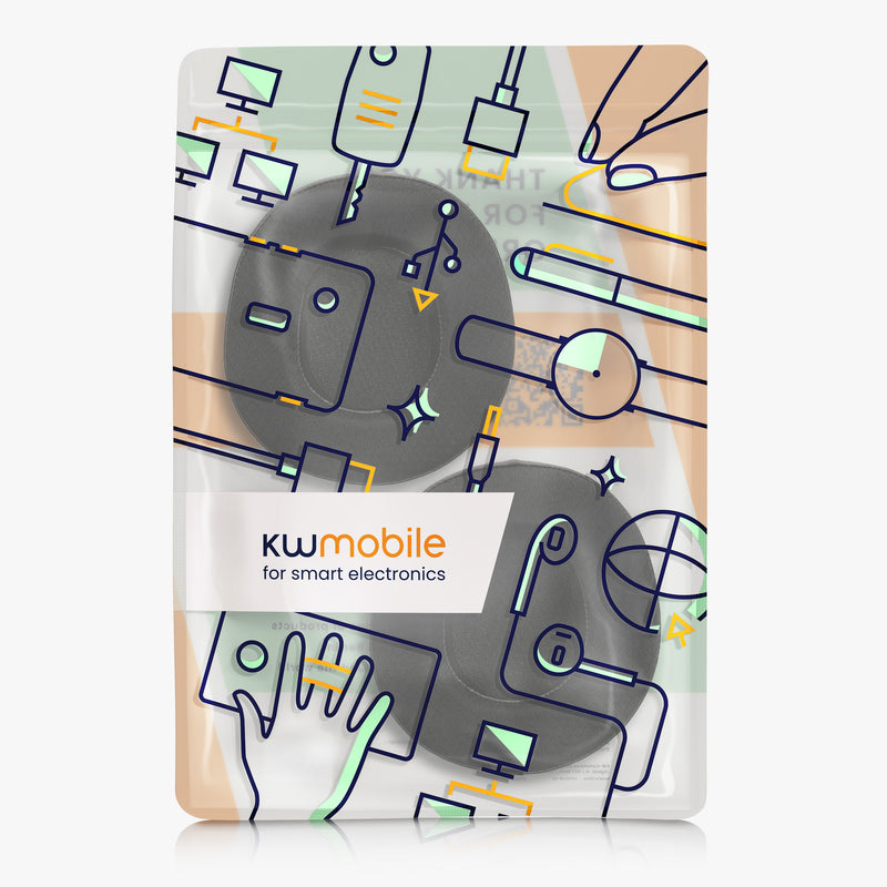 kwmobile Ohr Polster für SteelSeries Arctis Nova Pro Wireless Ohrpolster Ersatz Kopfhörer Ersatzteile Kopfhörer Ersatzpolster mit Cooling Effekt