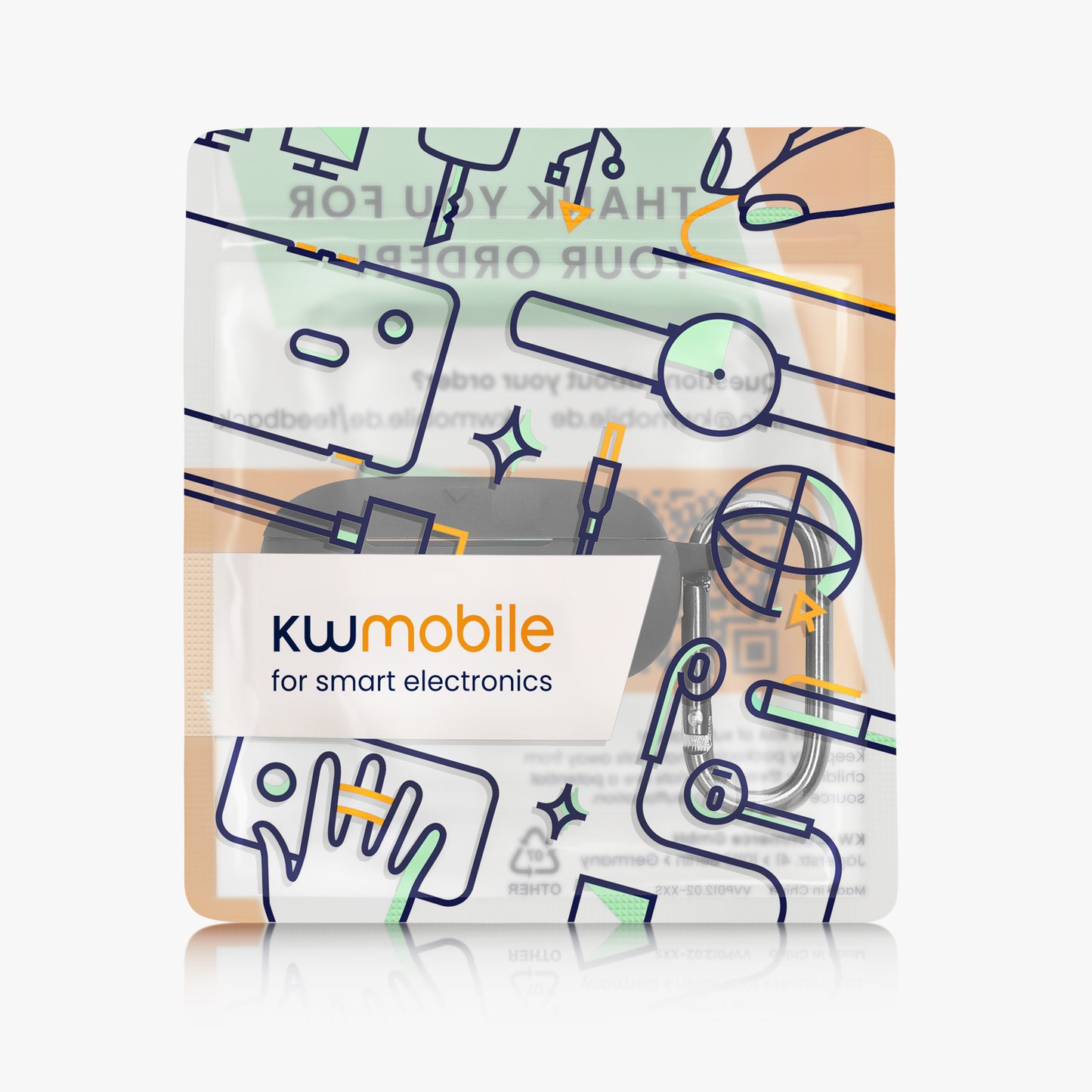 kwmobile Hülle kompatibel mit Anker Soundcore Liberty 5 Kopfhörer
