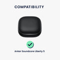 kwmobile Hülle kompatibel mit Anker Soundcore Liberty 5 Kopfhörer