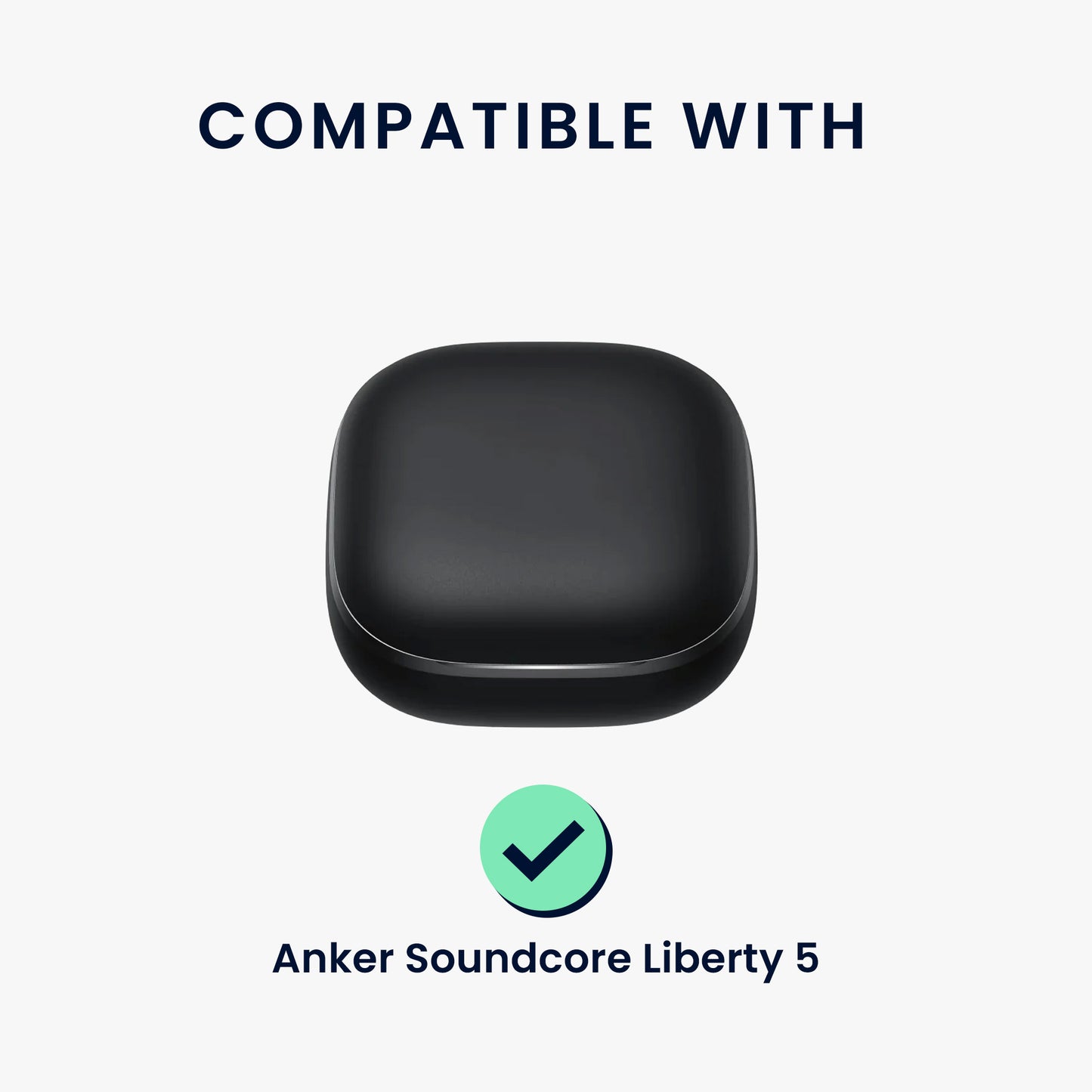 kwmobile Case für Anker Soundcore Liberty 5 Hülle - Kopfhörer Schutzhülle mit Karabiner