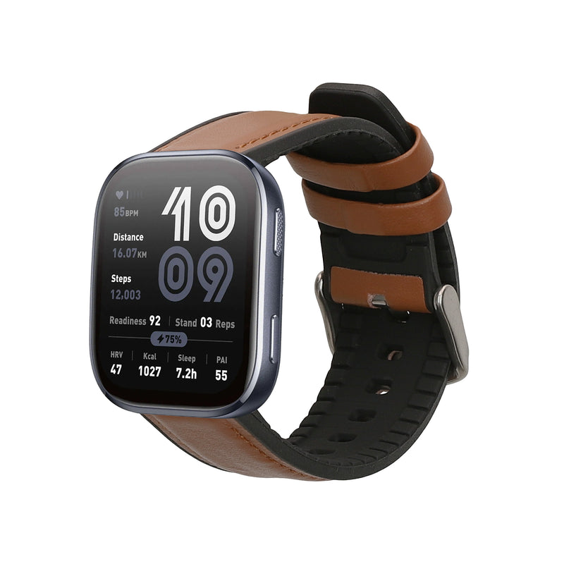 kwmobile Uhrenarmband für 22mm Amazfit Bip 6 / Bip 5 Unity / Bip 5 / GTS 3 / Balance 2 / Helio Strap Armband Ersatzarmband für Fitnesstracker mit Uhrenverschluss Wechselarmband Smartwatch