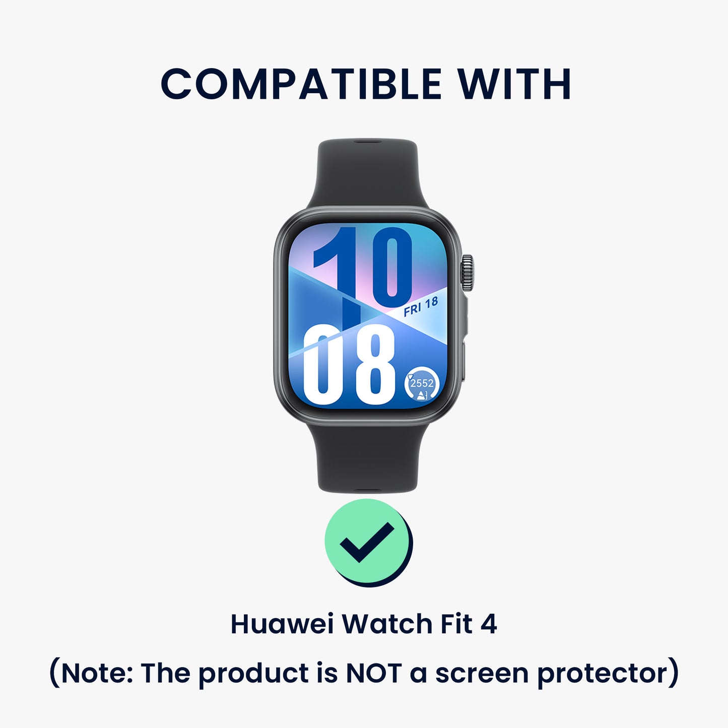 kwmobile Schutzhülle kompatibel mit Huawei Watch Fit 4 Schutzrahmen Schutz Zubehör