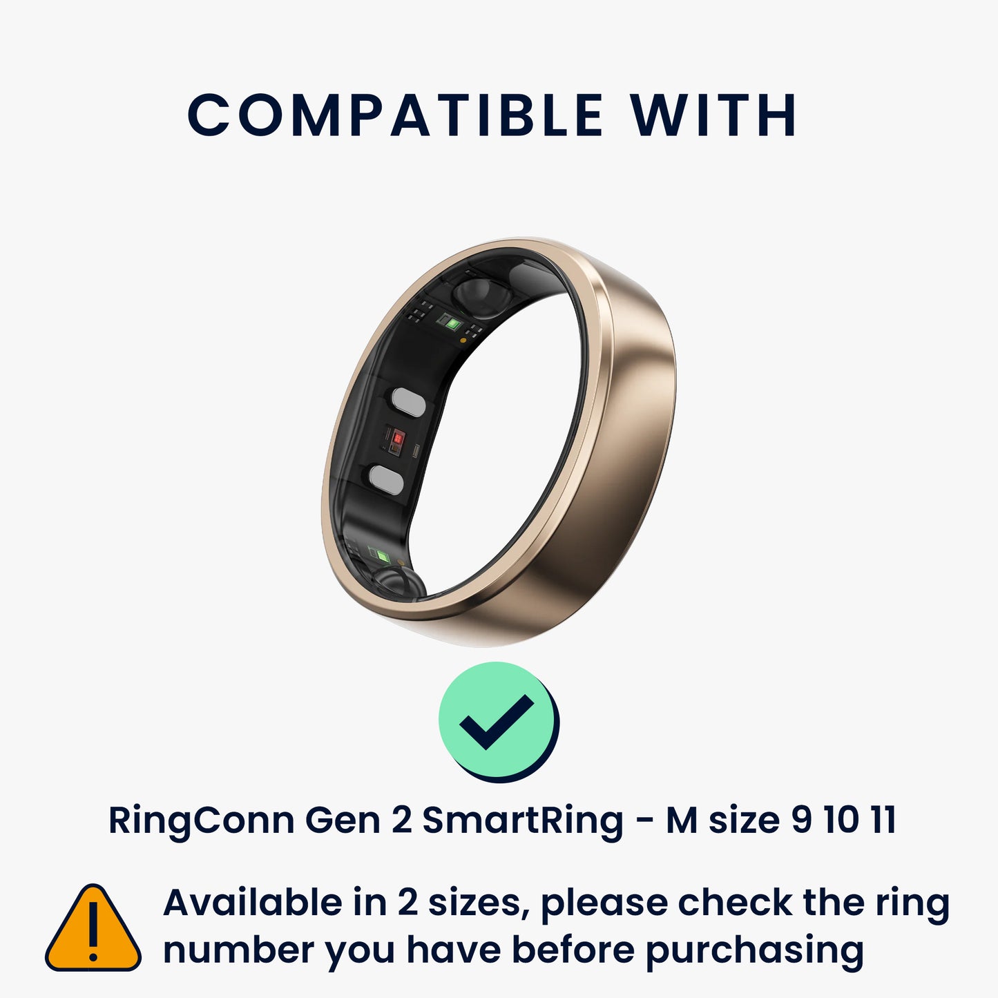 kwmobile 8x Smart Ring Protector kompatibel mit RingConn Gen 2 SmartRing Hülle Schutzhülle