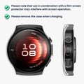 kwmobile Glas Hülle für Huawei Watch 5 42mm Schutzhülle Fullbody Fitnesstracker Case Set