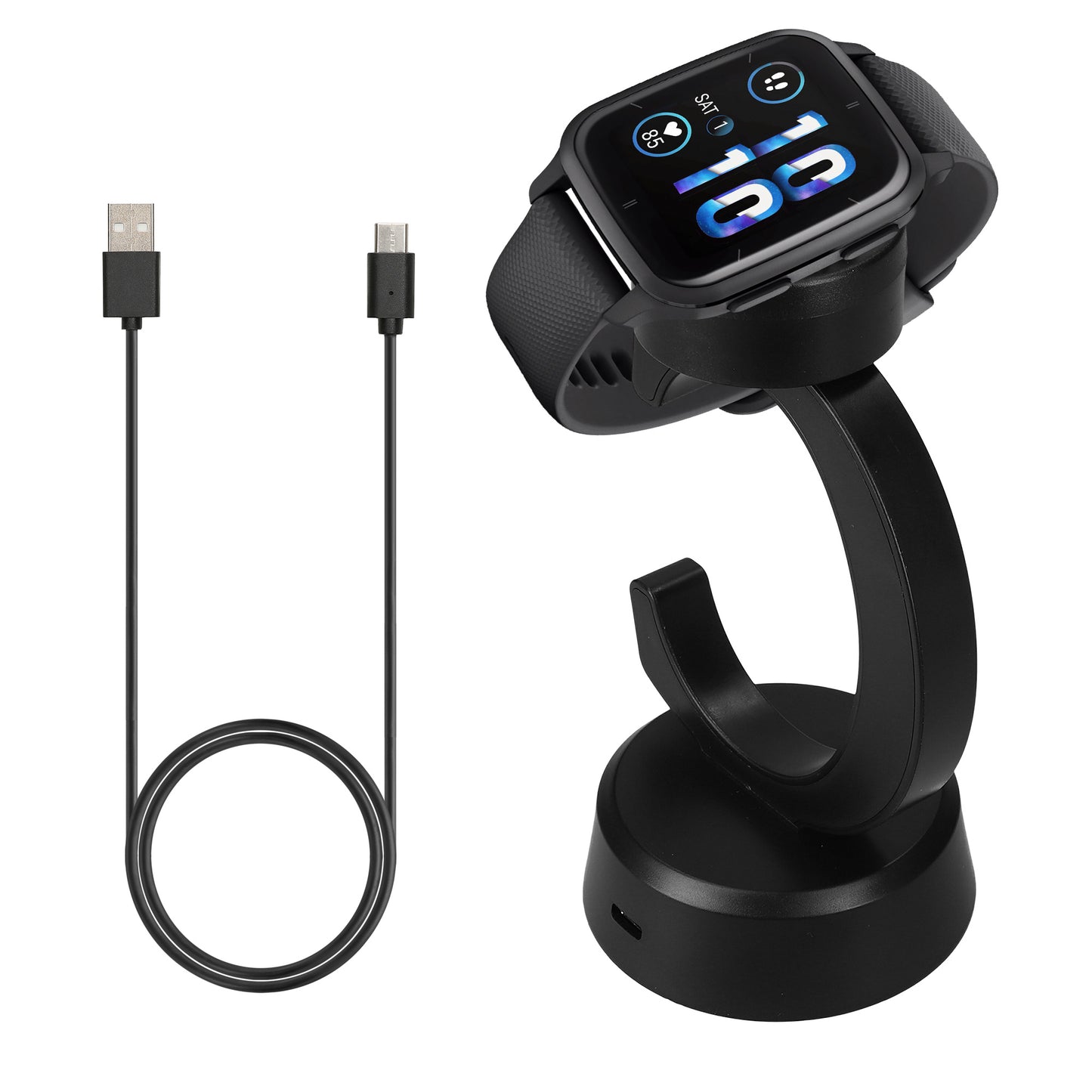 Ladegerät für Garmin Venu Sq 2 Music / Sq 2 / Vivoactive 6 / Vivoactive 5 mit Standfunktion
