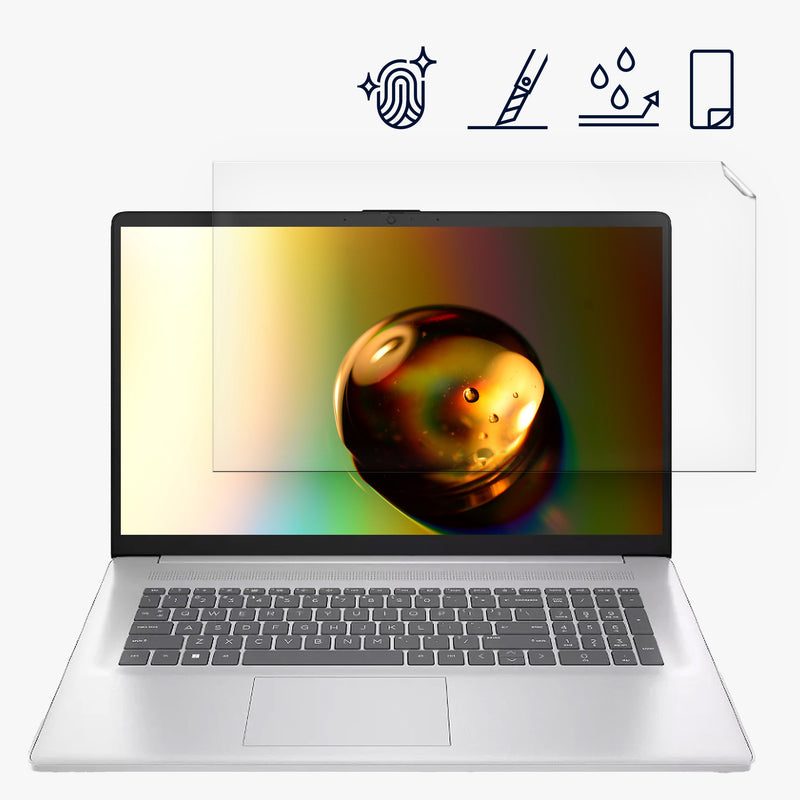 Displayschutzfolie kompatibel mit HP Windows11 HD+ 17.3" (9R3L8EA)