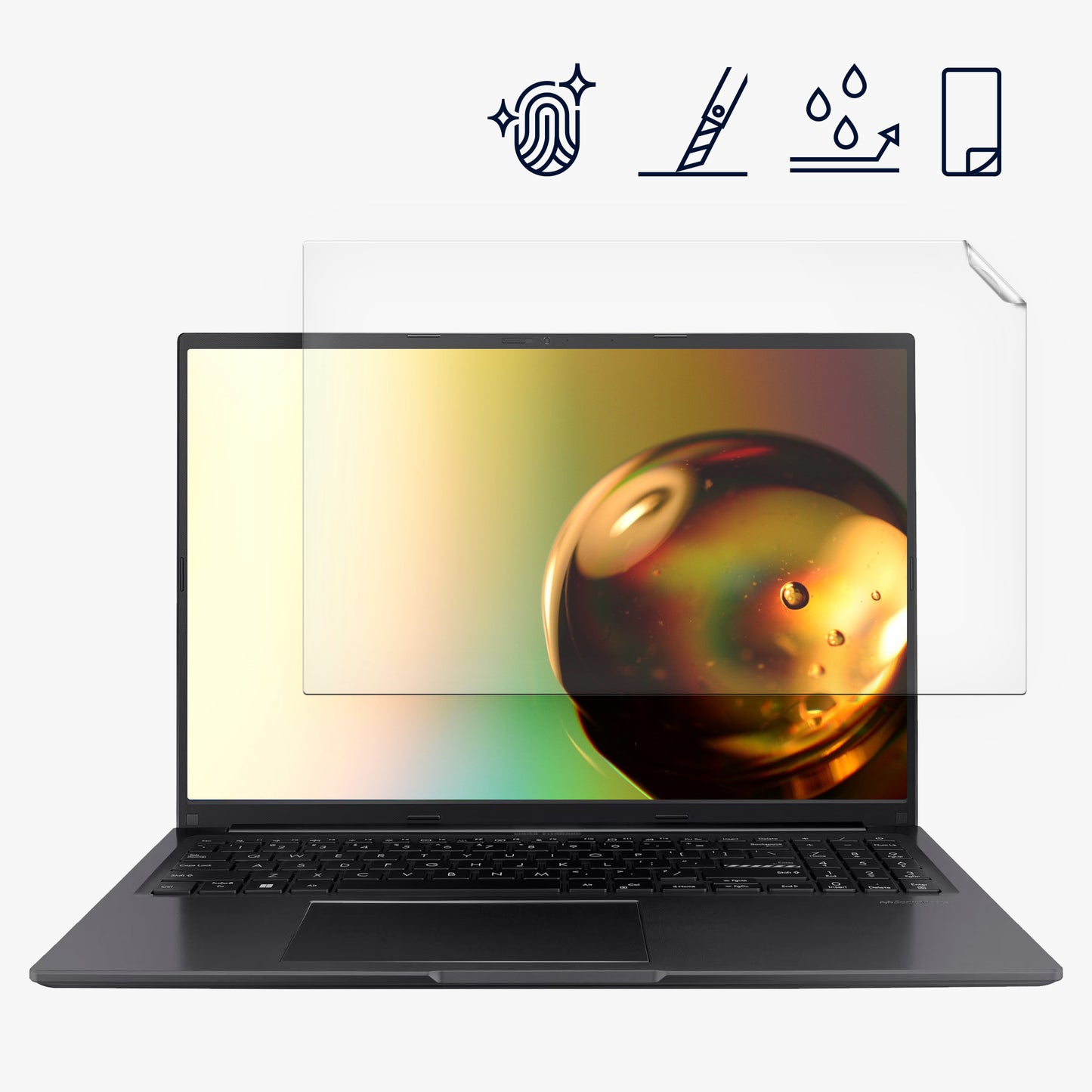 Displayschutzfolie kompatibel mit ASUS Vivobook 16" (7430U)