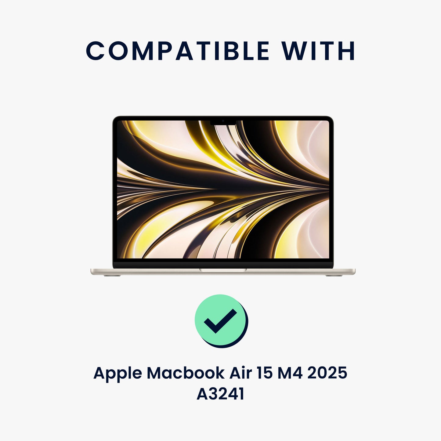 kwmobile Sichtschutzfolie für Apple Macbook Air 15 M4 2025 A3241 Folie Blickschutzfolie Privacy Screen Laptop Folie Anti Spy Folie Laptop Schutz
