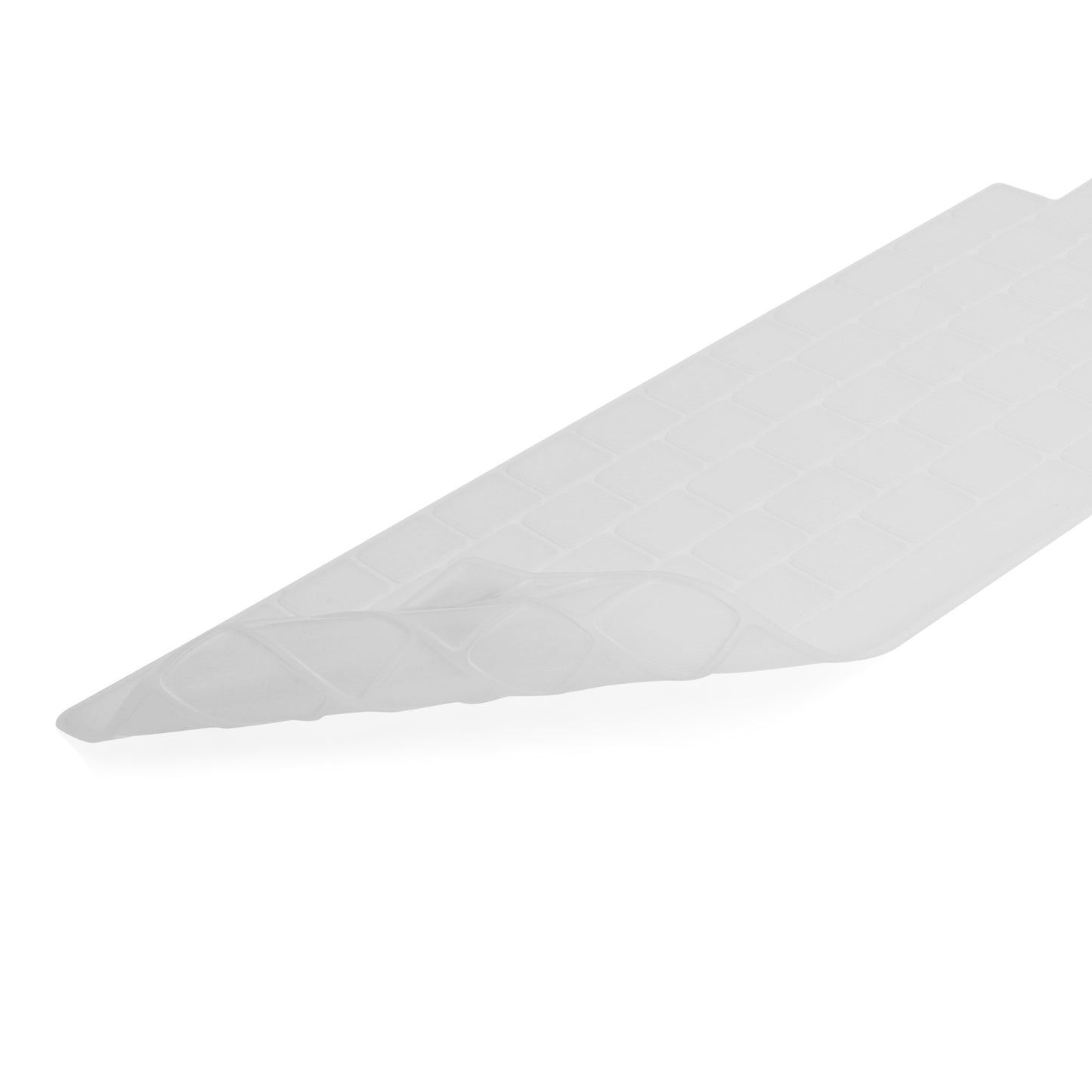 kwmobile Silikon Tastaturschutz für Apple Macbook Air 15 M4 2025 A3241 - Keyboard Cover - Abdeckung unbeschriftet - Transparent Transparent  