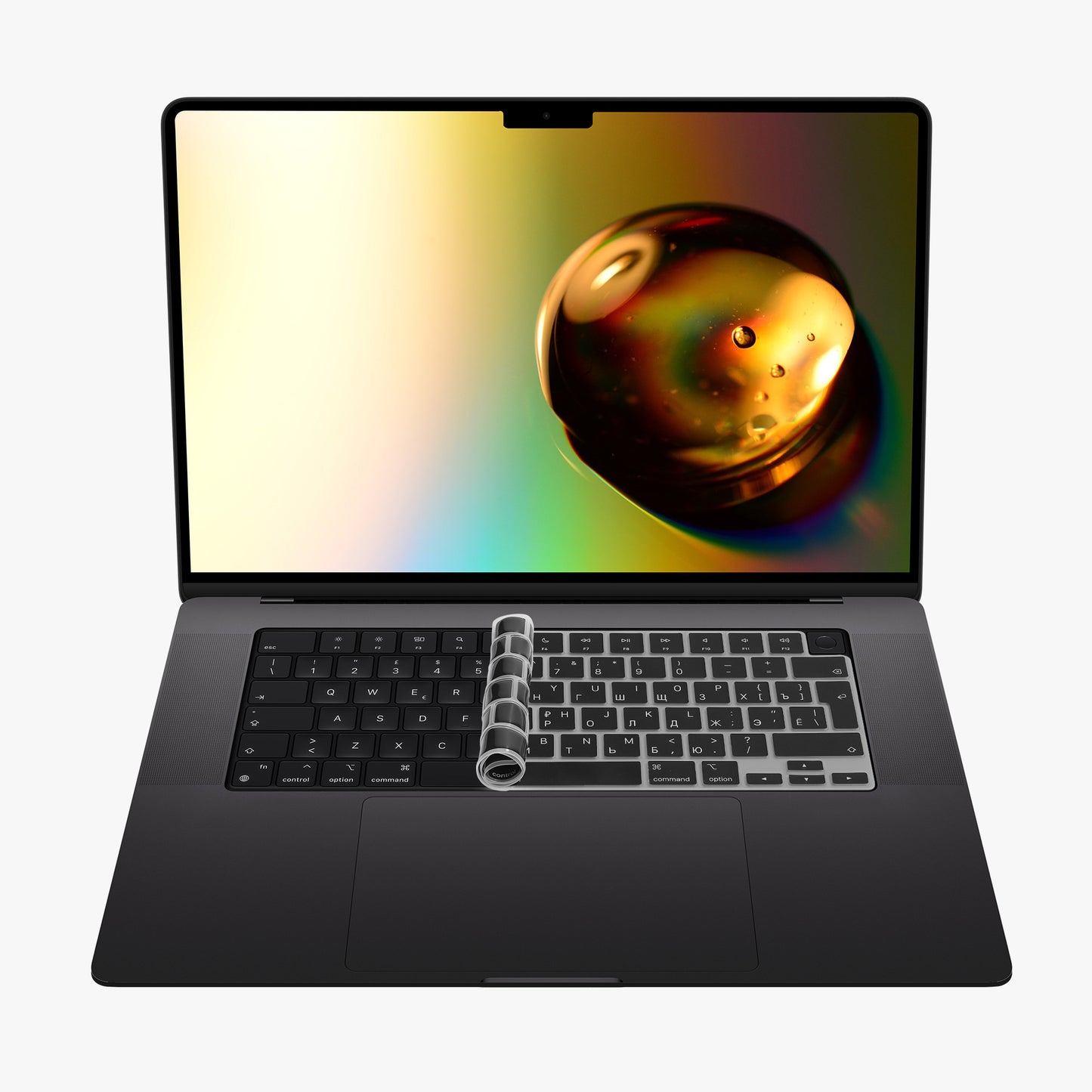Tastaturschutz für Apple Macbook Pro 16.2 2024 M4 A3403 / A3186 Russisch