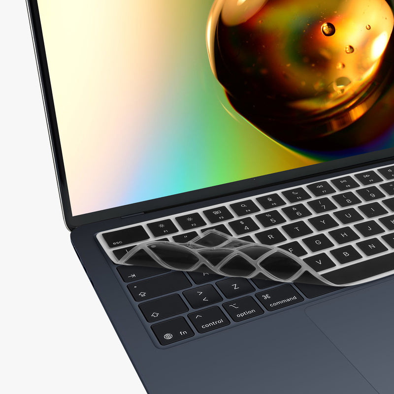 Silikon Tastaturschutz QWERTY (Italienisch) kompatibel mit Apple Macbook Air 13 M4 2025 A3240