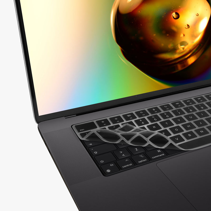 Silikon Tastaturschutz QWERTY (Italienisch) kompatibel mit Apple Macbook Pro 16.2 2024 M4 A3403 / A3186