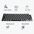 Silikon Tastaturschutz QWERTY (Spanien) kompatibel mit Apple Macbook Air 15 M4 2025 A3241