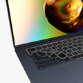 Silikon Tastaturschutz QWERTY (Spanien) kompatibel mit Apple Macbook Air 15 M4 2025 A3241