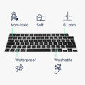 Silikon Tastaturschutz QWERTY (Spanien) kompatibel mit Apple Macbook Pro 16.2 2024 M4 A3403 / A3186