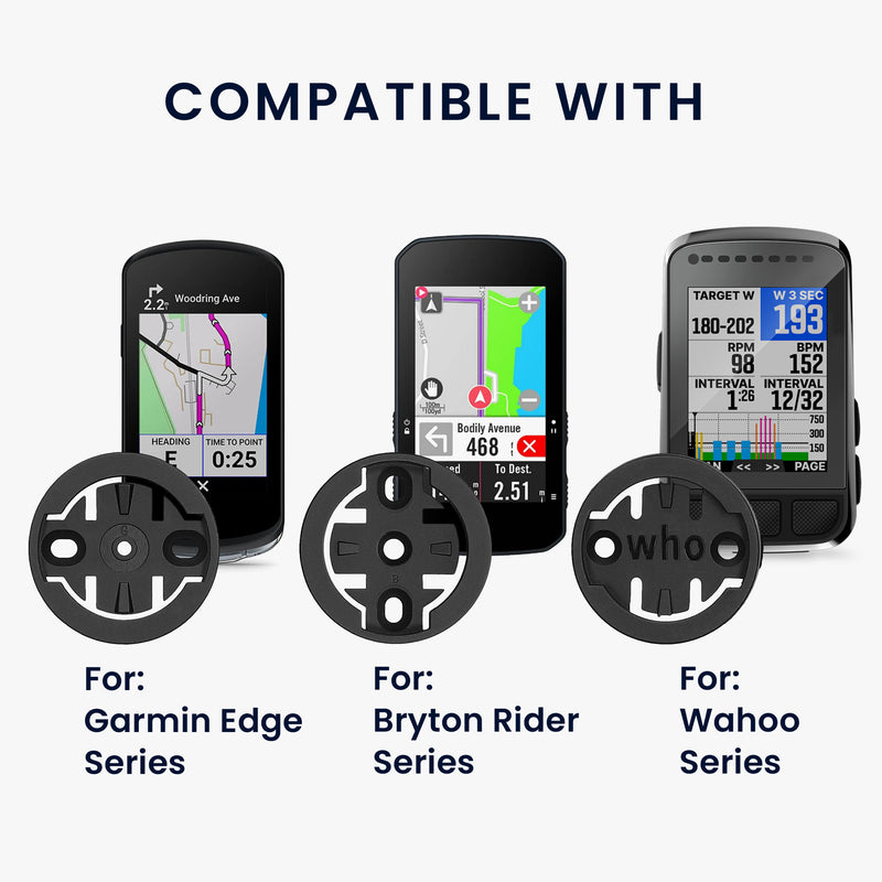 kwmobile Halterung kompatibel mit Garmin Edge / Bryton Rider / Wahoo Mount - Fahrrad Halterung - Fahrradhalterung Vorbau für Fahrradcomputer