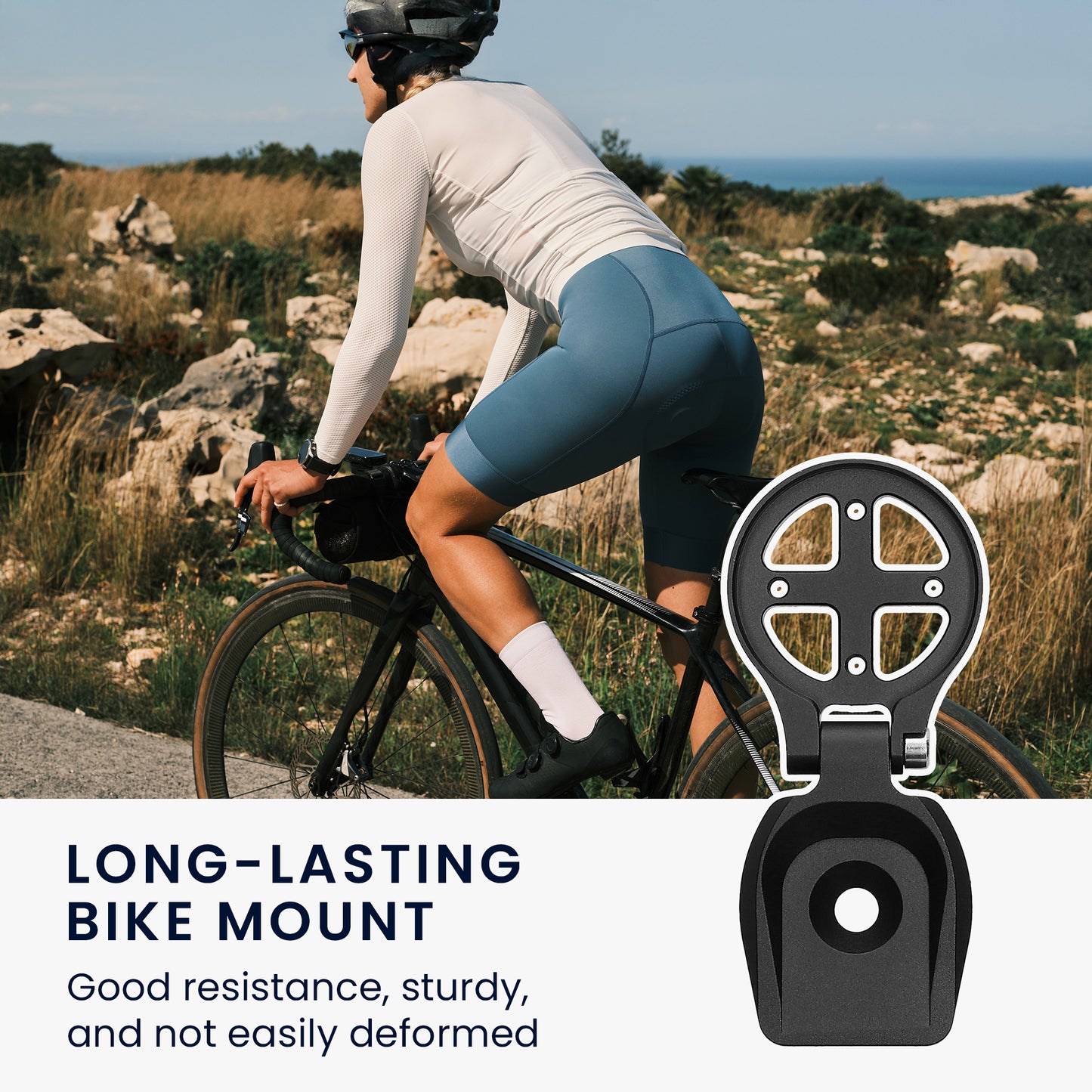 kwmobile Halterung kompatibel mit Garmin Edge / Bryton Rider / Wahoo Mount - Fahrrad Halterung - Fahrradhalterung Vorbau für Fahrradcomputer