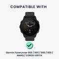 kwmobile Ersatzarmband kompatibel mit Garmin Forerunner 955 / 965 / 945 / 935 / MARQ / COROS VERTIX Armband