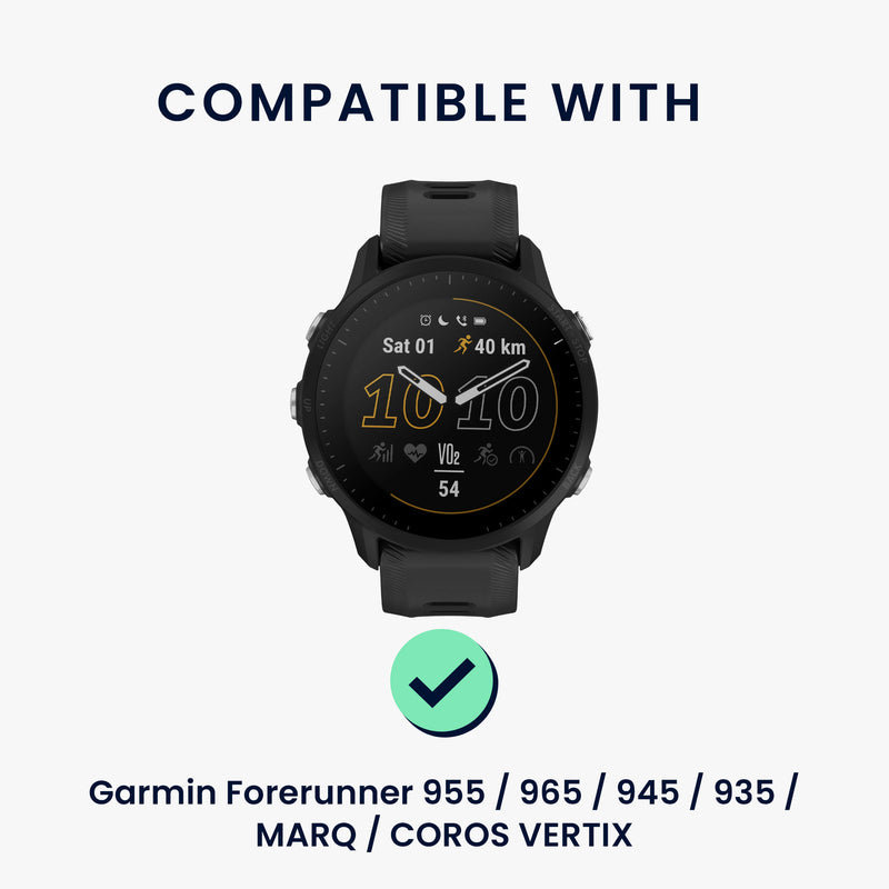 kwmobile Ersatzarmband kompatibel mit Garmin Forerunner 955 / 965 / 945 / 935 / MARQ / COROS VERTIX Armband