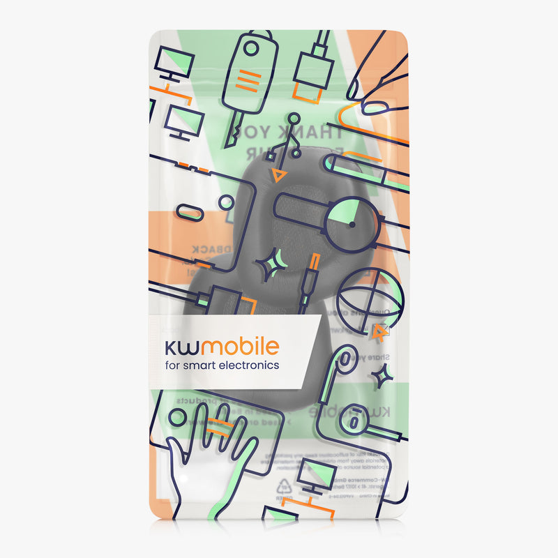 kwmobile Ohr Polster für Corsair Void v2 / Void Elite Surround / Void Pro - Ersatz Ohrpolster - Kopfhörer Ersatzteile - Kopfhörer Ersatzpolster für Over Ear Headphones
