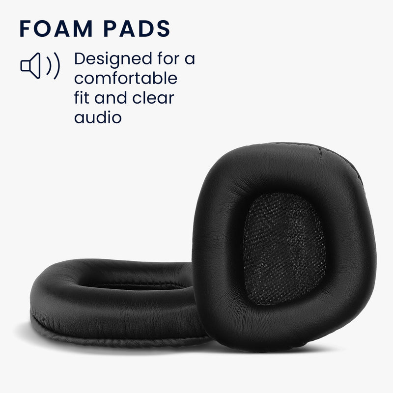 kwmobile Ohr Polster für Corsair Void v2 / Void Elite Surround / Void Pro - Ersatz Ohrpolster - Kopfhörer Ersatzteile - Kopfhörer Ersatzpolster für Over Ear Headphones