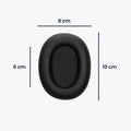 kwmobile Ohr Polster für Sony WH-1000XM6 Ohrpolster Ersatz Kopfhörer Ersatzteile Over Ear Headphones