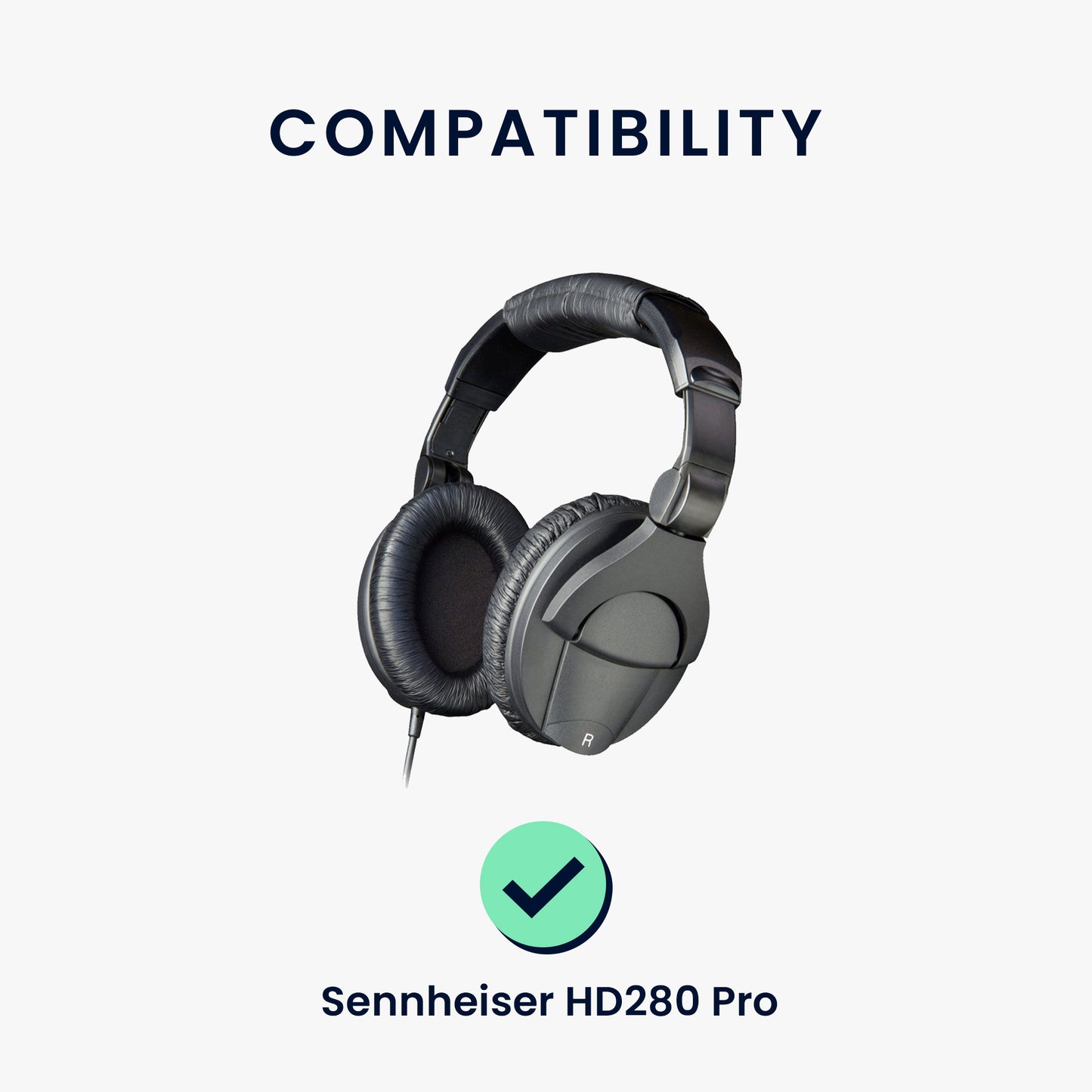 kwmobile Ohr Polster für Sennheiser HD280 Pro Ohrpolster Ersatz Ohrpolster Kopfhörer Ersatzteile Kopfhörer Ersatzpolster Over Ear Headphones