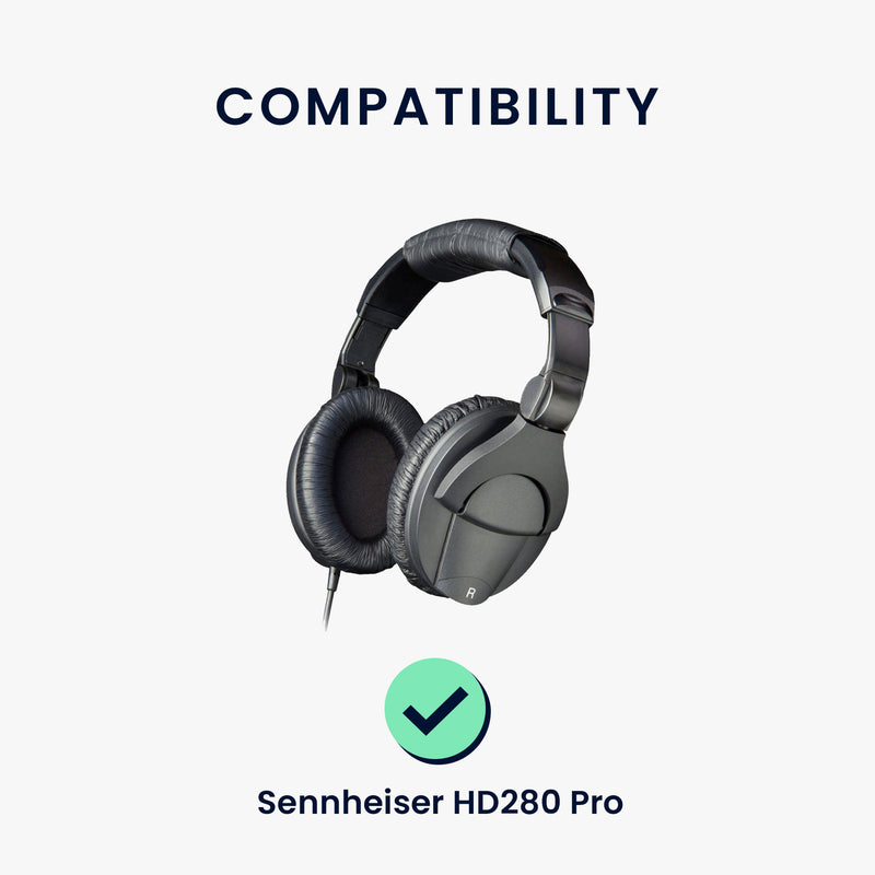 kwmobile Ohr Polster für Sennheiser HD280 Pro Ohrpolster Ersatz Ohrpolster Kopfhörer Ersatzteile Kopfhörer Ersatzpolster Over Ear Headphones