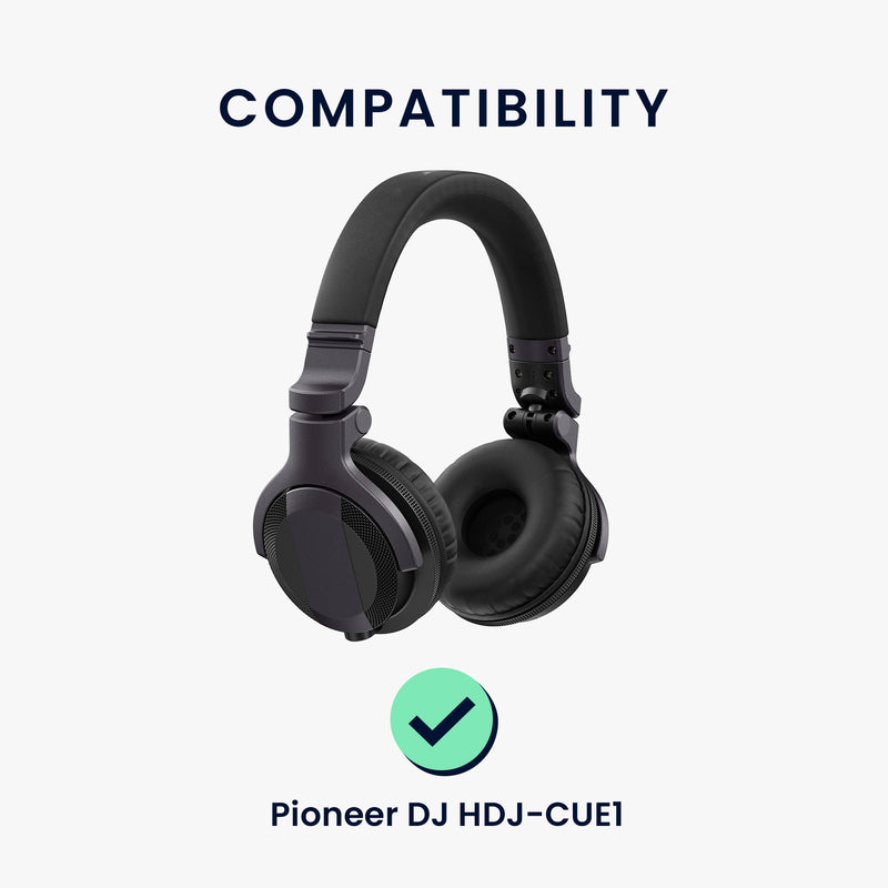 kwmobile Ohr Polster für Pioneer DJ HDJ-CUE1 Ohrpolster Ersatz Kopfhörer Ersatzteile Kopfhörer Ersatzpolster Over Ear Headphones