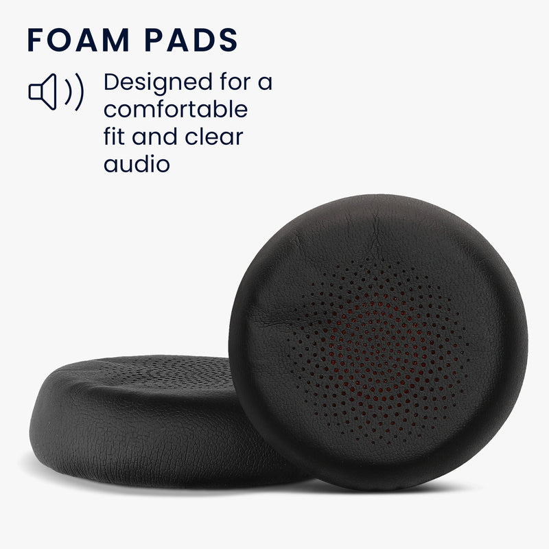 kwmobile Ohr Polster für Yealink BH70 / WH64 Ohrpolster Ersatz Ohrpolster Kopfhörer Ersatzteile Kopfhörer Ersatzpolster Over Ear Headphones