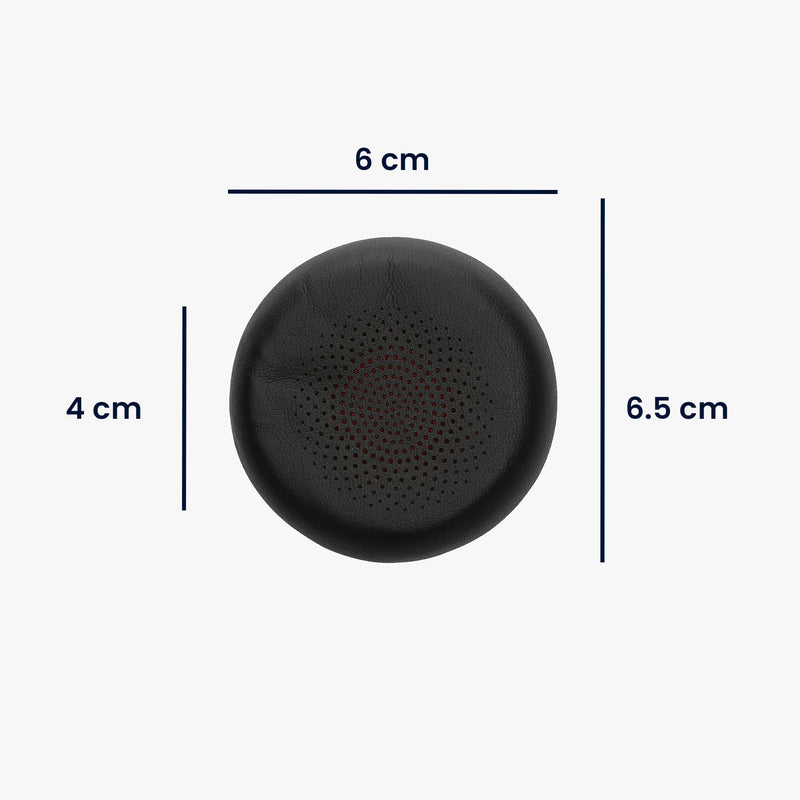 kwmobile Ohr Polster für Yealink BH70 / WH64 Ohrpolster Ersatz Ohrpolster Kopfhörer Ersatzteile Kopfhörer Ersatzpolster Over Ear Headphones